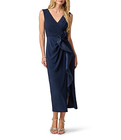 Alex Evenings Danielle Beaded Contour Dress Charcoal / 2