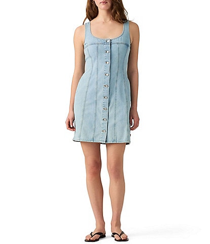 Rip Curl Ellie Sleeveless Denim Mini Dress