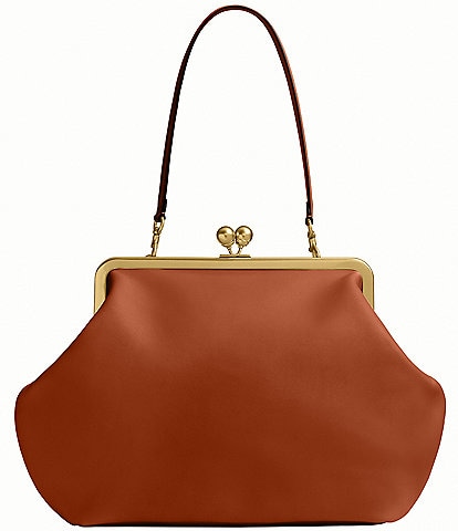 COACH Kisslock 27 Loved Leather Frame Shoulder Bag | Dillard's COACH Kisslock 27 Loved Leather Frame Shoulder Bag | Dillard's
