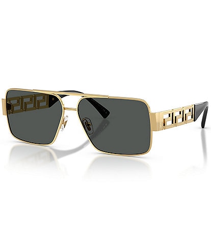 Versace Men's Polarized Navigator Sunglasses | Dillard's