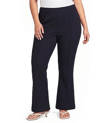 Lucy Paris Plus Size Diane Straight Leg Pull-On Pants