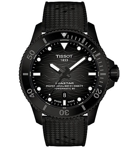 Tissot Men's Seastar GTS Automatic Stainless Steel Bracelet Watch