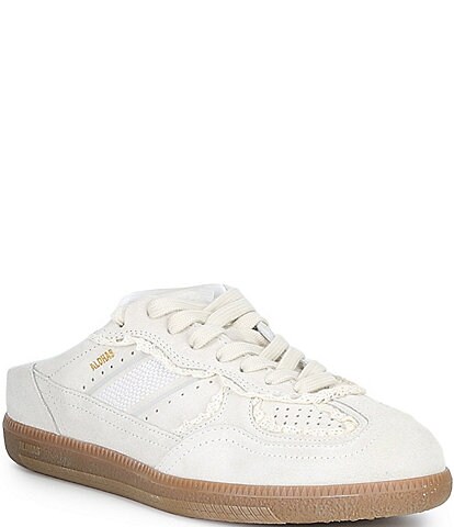ALOHAS Tb.490 Rife Grain Leather and Suede Lace Up Sneakers
