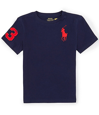 Polo Ralph Lauren Big Boys Short Sleeve Big Pony Jersey T-Shirt