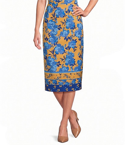 Alex Marie Coordinating Shirley Printed Satin Skirt | Dillard's