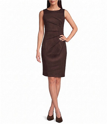 zara knee length dress Belle by Badgley Mischka Mock Neck Cap Sleeve bust 38