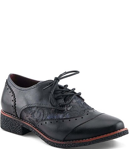 Marc Nolan Women's Ms. Alexander Patent Leather Wingtip Lug