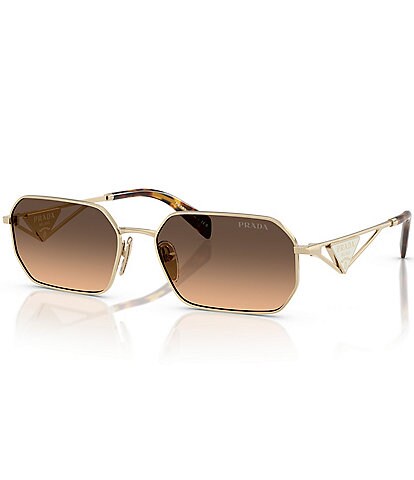 Prada Unisex PR A51S58-X 58mm Rectangle Irregular Sunglasses