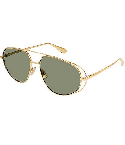 BOTTEGA VENETA 21SS ラッフルカラー Vネックブラウス 42 Bottega Veneta Men's BV1012S 60mm Navigator Sunglasses | Dillard's