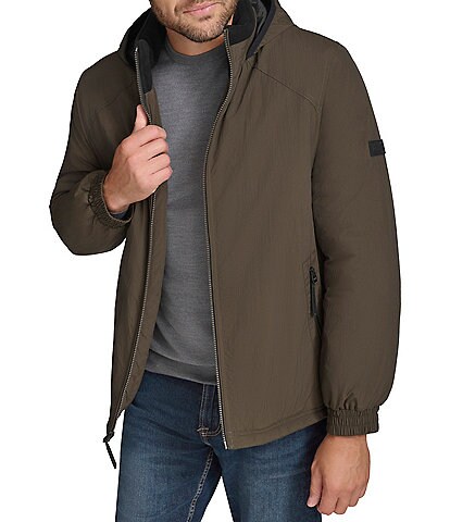 Levi's® Dual Chest Pocket Soft Shell Sherpa Lined Zip Front Jacket