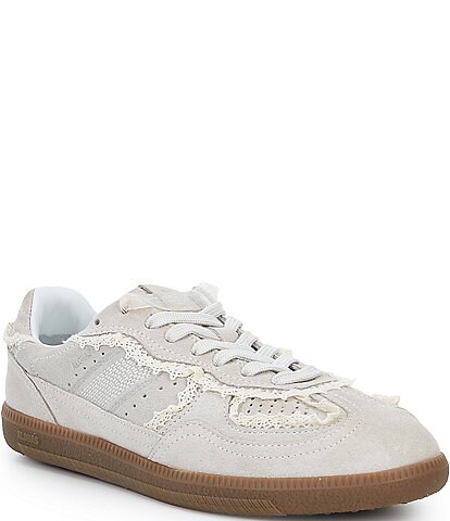 ALOHAS Tb.490 Rife Grain Leather and Suede Lace Up Sneakers