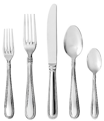 Wallace Silversmiths Brooklyn 20-Piece Stainless Steel Flatware