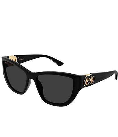Gucci Women's GG Softy Strass Rhinestone 50mm Retro Butterfly