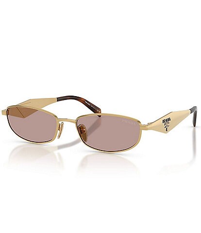 Miu Miu Women's MU 54ZS53-Z 53mm Retro Oval Mirrored Sunglasses