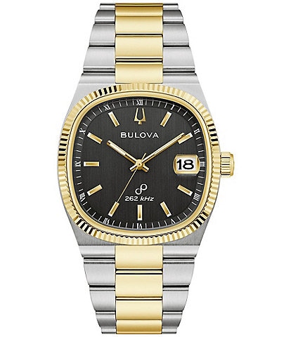 Bulova Men's Supseville Quartz Analog Gold Tone Stainless Steel