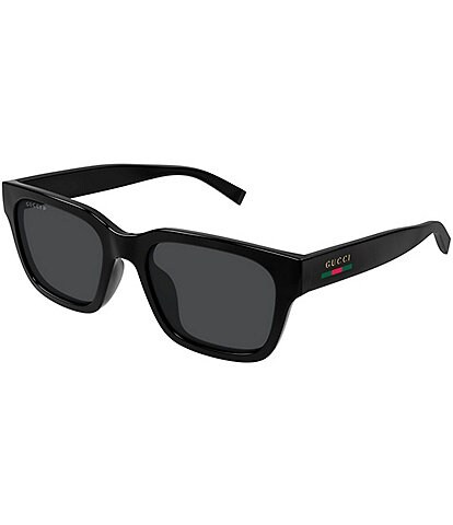 GUCCI sunglasses polarized シェリーライン 偏向レンズ Gucci Men's Gucci Lines 54mm Square Sunglasses | Dillard's