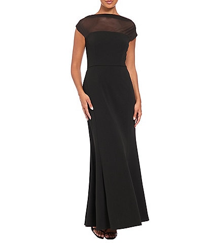 Alex Evenings Maya Matte Jersey Ruched Dress Black / 10