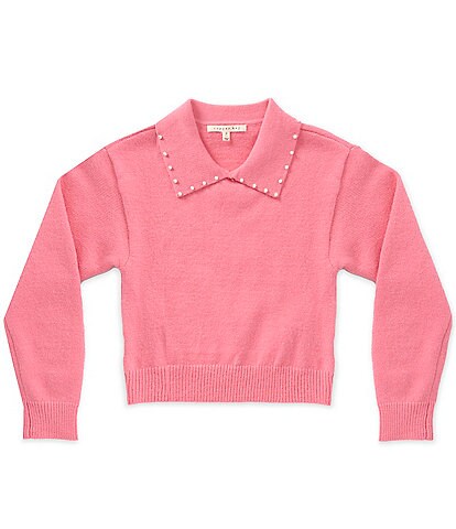 Copper Key Big Girls Whipstitch Puff Short Sleeve Sweater | Dillard's
