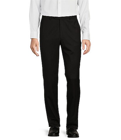 Murano Wardrobe Essentials Alex Slim Fit TekFit Waistband Suit Separates Flat Front Dress Pants