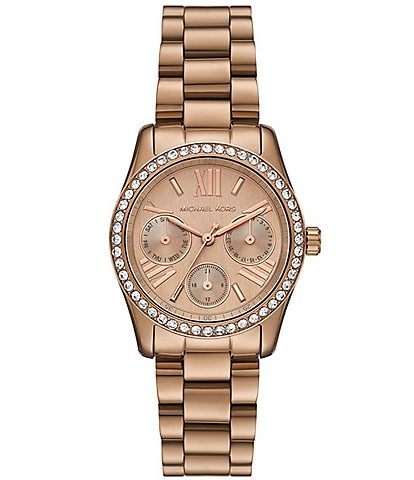 Michael Kors Women's Lexington Quartz Chronograph Ceramic Bracelet