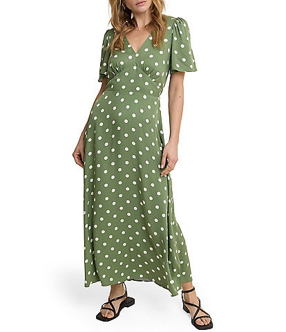vici green dress Collection Cotton Floral Square Neck Puff Long Sleeve Mini champagne satin bridesmaid dress