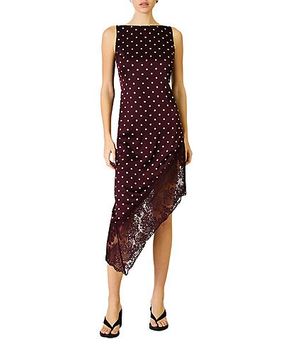 Never Fully Dressed Tilly Burgundy Gold Fleck Plisse One Shoulder Short Sleeve Maxi Dress