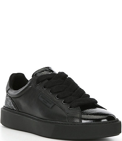 Kurt Geiger London Men's Laney Crocodile Embossed Leather Lace Up