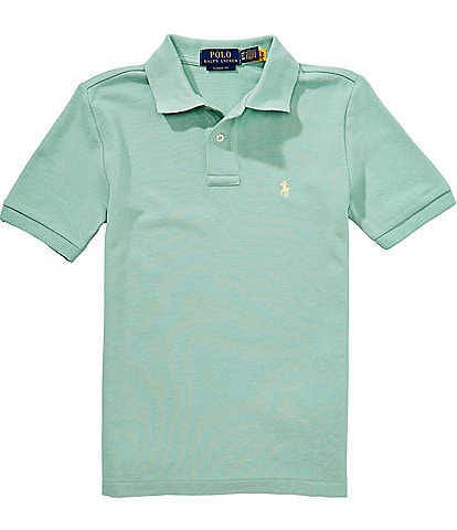 Polo Ralph Lauren Big Boys Short-Sleeve Oxford Mesh Polo Shirt