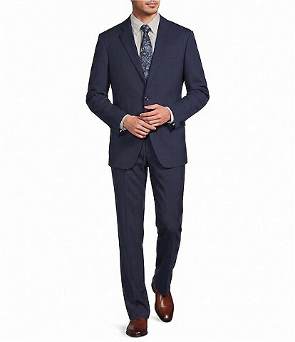 Armani Exchange Slim Fit Flat Front Solid 2-Piece Suit | Dillard's