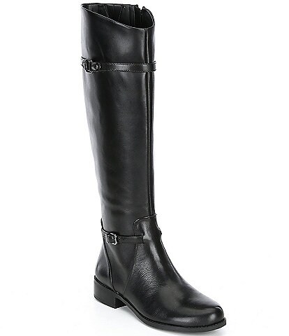 womens tall black riding boots