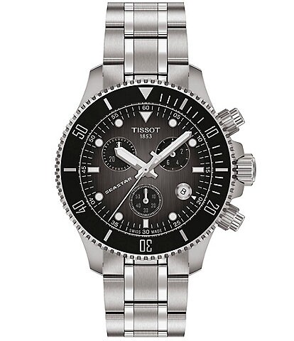 Tissot Men's Chrono XL Classic Stainless Steel Bracelet Watch