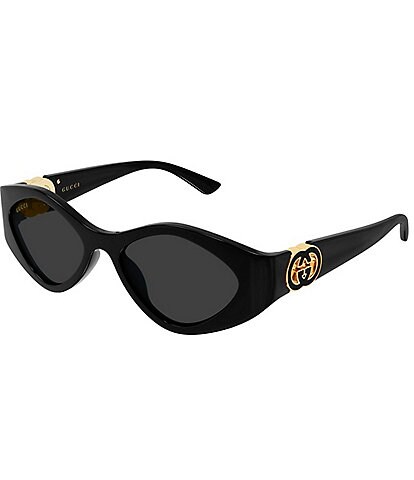 Gucci Women's Hailey Interlocking G 55mm GG2123 Retro Oval