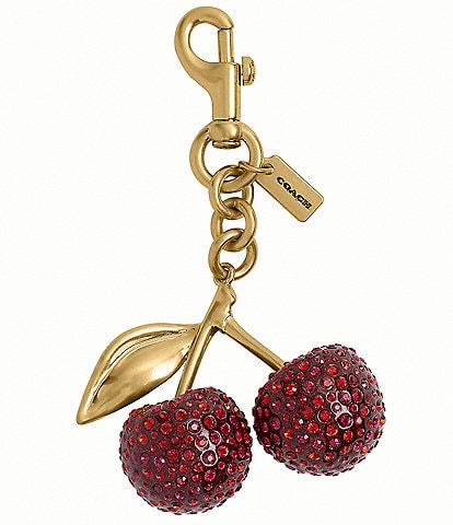 COACH Cherry Bag Charm Keychain | Dillard's