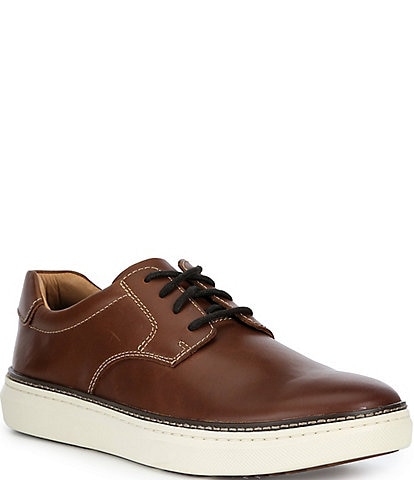 Johnston & Murphy Men's McGuffey Tumbled Leather Plain Toe Lace Up
