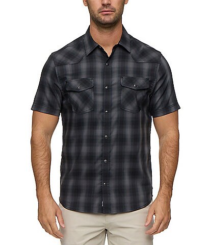 Flag and Anthem Longmont UPF Performance Solid Short Sleeve Woven