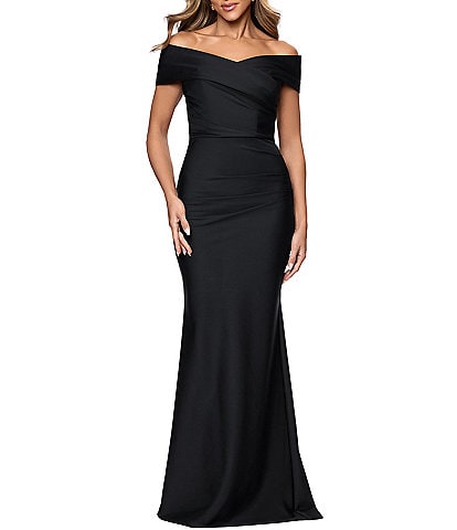 eliza sleeveless formal mermaid dress J Womens One Shoulder Maxi Evening Black 4 model is wearing a