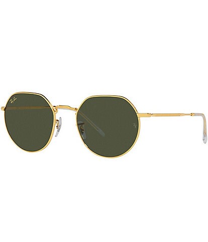Ray-Ban Unisex Jack Rb3565 53mm Gold Sunglasses | Dillard's