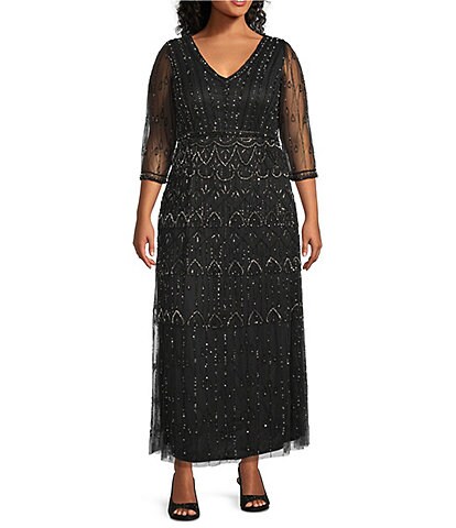 plus size beaded jacket dress Pisarro Nights All Over Mesh 24hours WDIRARA Men's Polka Dots Size:FR 40 Petite Plus Sizes 0XWP