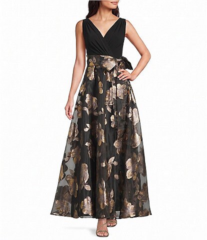 floral print halter maxi dress eliza j Petite Size Neck Shimmer Organza A-Line Gown SSRestock