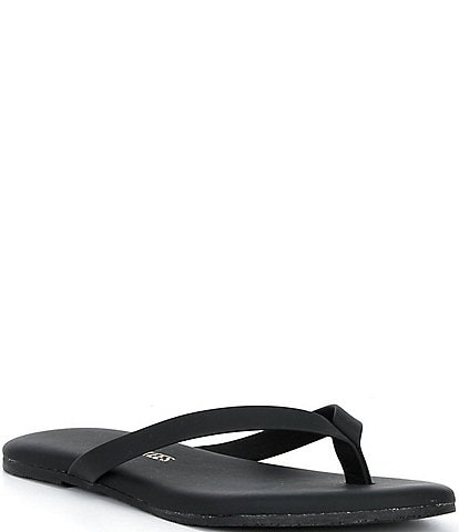 TKEES Lilly Liners Leather Flip Flops | Dillard's