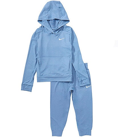 Nike Little Boys Long Sleeve FZ Club Zip Up Hoodie & Joggers 2