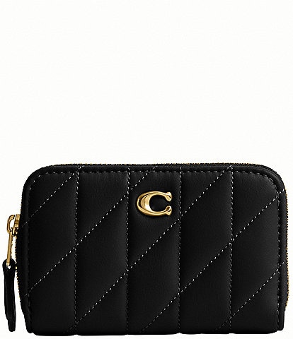 COACH Essential Small Zip Around Card Case Wallet | Dillard's