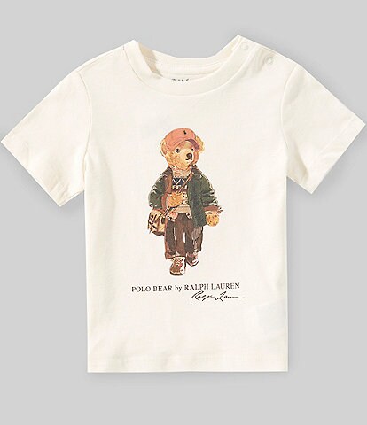 Ralph Lauren Baby Boys Short-Sleeve Ralph's Coffee Polo Bear T