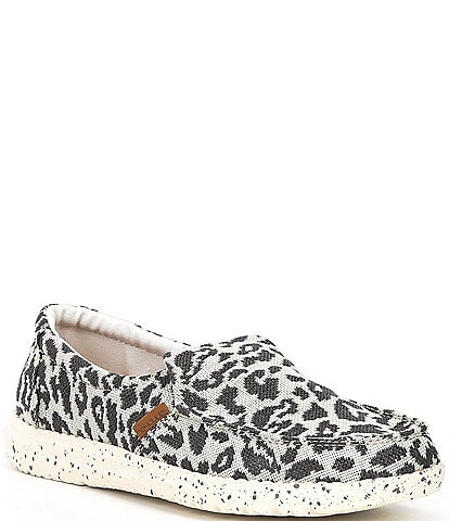 cheetah print slip on sneakers