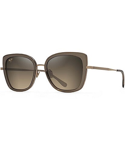 Maui Jim Women's Tiger Lily 57mm Tortoise Polarized Square