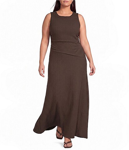 vince camuto plus size formal dresses Turtleneck Long Sleeve Twofer Slip Midi Dress _okendo:syndication_key:CL135001002
