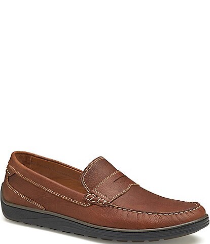 Johnston & Murphy Men's Locklin Woven Leather Slip On Venetian