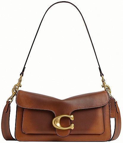 COACH Metropolitan 24 Glazed Leather Messenger Bag | Dillard's