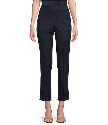 NIC + ZOE Wonderstretch Woven Straight Leg Pull-On Pants | Dillard's