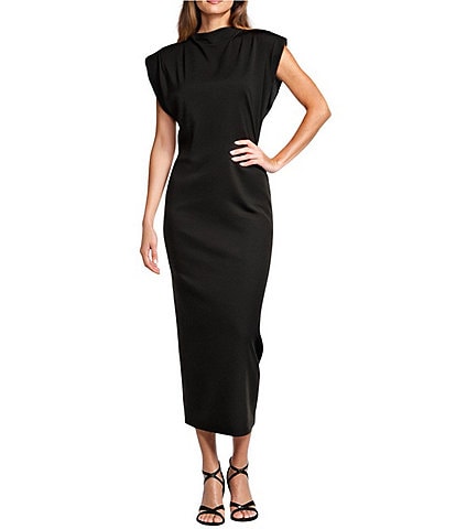 dillards antonio melani dresses Carter Short Sleeve Crew Neck Crepe Sheath Midi Dress festival western outfit The Best Of British Formal dresses Color:Quartz